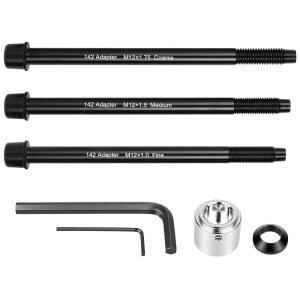 WAHOO KICKR SNAP 트레이너와 호환되는 BGQG 12X142MM 쓰루 액슬 어댑터 12MM 142MM 자전거 고강도 완전