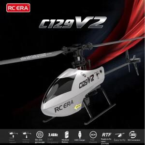 RC ERA C129 V2 4채널 싱글 로터 전동 헬리콥터 미니 항공 모델 장난감 (2.4GHz 6축 자이로 3D 플립 RTF 포