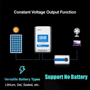EPEVER 10/20/30/40A MPPT 솔라 컨트롤러 Bluetooth XTRANG3BLE 100V 패널 내장 배터리 없음 모니터