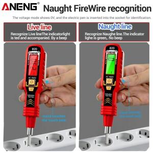 더블 헤드 스크류드라이버 11V~ 450V AC 전압 테스터 펜 ANENG B20 스마트 듀얼 유즈 슬롯형 크로스 디지털