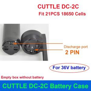CUTTLE DC-2C 배터리 케이스 물병 스타일 빈 박스 21개 셀 수납 가능 10S 15A 36V BMS DIY 팩용
