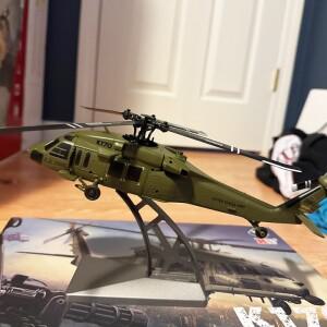 Wltoys K170 RC 헬리콥터 UH-60L 블랙호크 듀얼 브러시리스 6축 자이로 4채널 4날개 항공기 원격 조종 모델