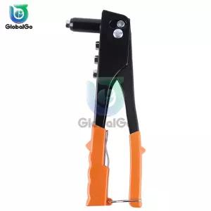 헤비 듀티 리베 터 건 세트 핸드 리베 터 세트 블라인드 리벳 플라이어 건 DIY 리벳 너트 자동차 도구