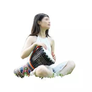 젬베 12인치 아프리카 악기 잼베 공연 아프리카드럼 타악기 드럼 퍼커션 스탠드 핸드 전통