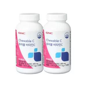 [롯데백화점]GNC [GNC] 츄어블 비타민C 100 2개 (1,077mg X 125정 X 2개)