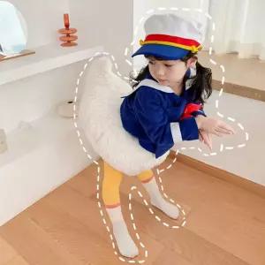 도날드덕 코스프레 의상 90cm (모자A+반팔A+엉덩이+스타킹) 학예회 파티