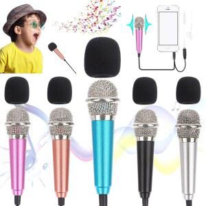 스마트폰 IPHONE IPAD 노트북과 호환되는 휴대용 마이크 채팅 음성 LOCOLLO 미니 노래방 5PCS 녹음용 노래