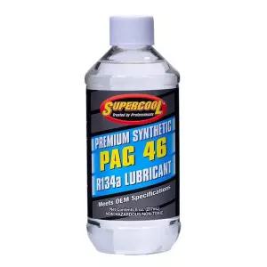 슈퍼쿨 R134A PAG 46 에어컨 냉매오일 8oz 237ml SUPERCOOL P46-8