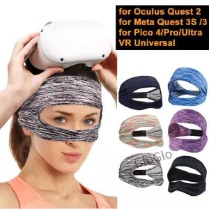 Oculus Quest 2 액세서리 VR 마스크 커버 Meta 3S 3 Pico 4 용 통기성 땀 밴드 가상 현실 셋