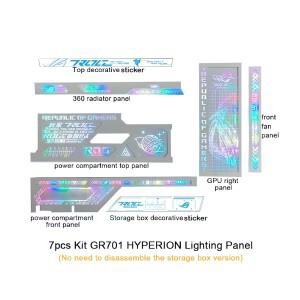 Asus GR701 케이스, 5V ARGB AURA SYNC 게이머 캐비닛 장식 라이트 보드, DIY 레이저 수리 플레이트 용 MO