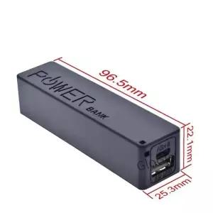 USB 케이스 키트 18650 배터리 충전기 DIY 박스 쉘 용 블랙