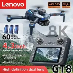 GT8 드론 8K 프로페셔널 듀얼 카메라 GPS FPV 브러시리스 모터 옵티컬 플로우 호버링 접이식 쿼드콥터 4K