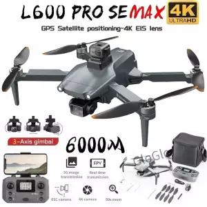 새로운 L600 MAX/ GPS 드론 4K 3축 PTZ HD 듀얼 카메라 장애물 회피 브러시리스 모터 5G WIFI FPV 쿼드콥터