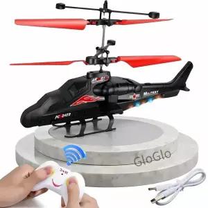 매직 원격 제어 헬리콥터 손으로 360도 LED 조명을 갖춘 회전 미니 UFO 드론 대화형 생일 선물