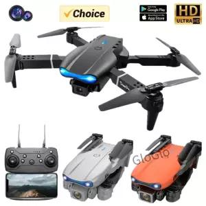 새로운 미니 드론 E99 4K WIFI HD 카메라 FPV Foldable RC 항공 사진 Quaopter 헬리콥터 를위한 휴일 선물