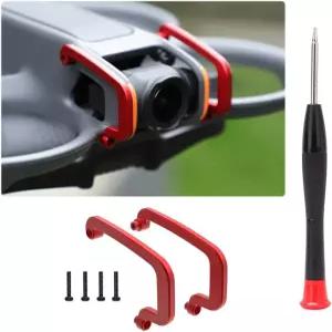 DJI Avata 2 액세서리용 Arzroic 짐벌 범퍼/가드 2용 및 카메라 렌즈 프로텍터 빨간색