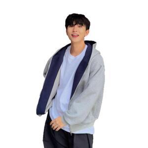 원픽 남성 가을 빳빳한 후드티 핏 쇼트 맨투맨