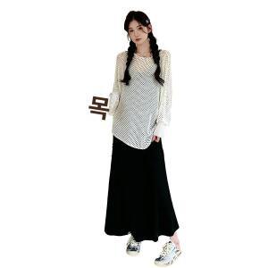 템퍼티샵 여성 임부복 여름 얇은 슬림핏 핫맘 투피스 임산부 원피스