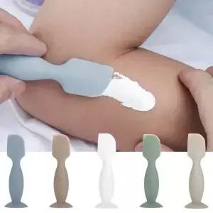 기저귀 크림 뒤집개 어플리케이터 안전한 부드러운 실리콘 흡입컵 기본 용품