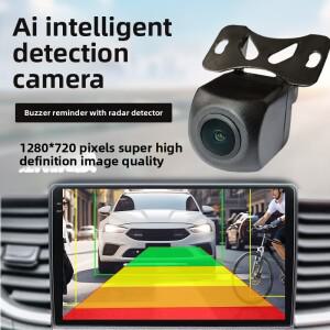 AI 지능형 감지 음성 알람 레이더 후방 카메라 2-in-1 차량용 고화질 720AHD
