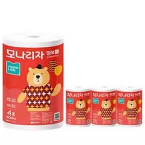 모나리자 녹스 점보롤 화장지 300M 1박스 16롤