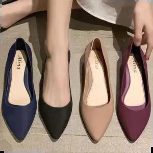 40대 여성 웨지힐 키높이 젤리슈즈 4color
