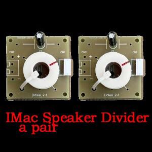 Imac A1419 스피커 용 1 쌍 2 웨이 트레블베이스 크로스 오버 오디오 트위터 우퍼 필터 주파수 분배기