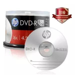 사무용품 DVD 복사 HP 시디 디브이디 50P 씨디 전산용품 DVD-R 저장장치 CD