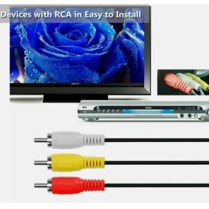 1080P HDMI 호환 케이블 AV 코드 컨버터 어댑터 - 3 RCA 비디오 1.5M TV 셋톱박스 DVD 노트북용