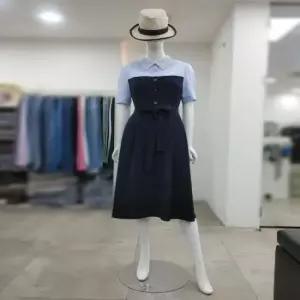 SI 세이브존04 배색 반팔 벨티드 원피스 SKO2125340NAD (33263337)