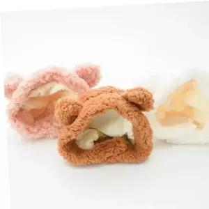 고양이 반려동물패션 강아지 모양 뽀글이 소재 모자 고양이겨울모자