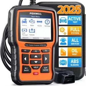 혼다 아큐라 OBD2 스캐너용 FOXWELL NT510 엘리트 핏 양방향 풀 시스템 엔진 ABS TCM SRS 진단 스캔 도구
