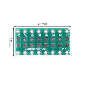 20PCS 0805 0603 0402 DIP PCB 전송 보드 핀 피치 커패시턴스 저항 어댑터 플레이트 변환