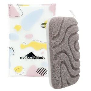 마이홈바디 듀얼 텍스처 샤워 스펀지 여성용 뷰티 바디 스크러버 각질 제거제 남성용 1PC