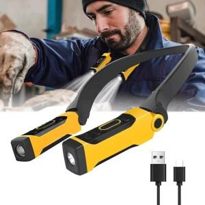 LED 목 매달려 빛 USB 충전 야간 독서 헤드라이트 야외 조명 캠핑