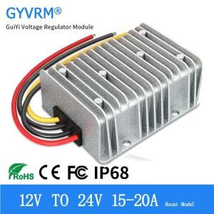 DC 컨버터 12V  24V 20A 480W 부스트 모듈 9-20V 전압