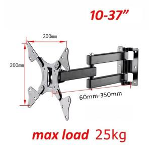 LCD-123A 풀 모션 연장 암 패널 디스플레이 TV 벽행거  VESA 200x200mm 로딩 모니터 거치대 지지대 10 인치