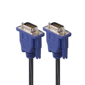 1.5m/3m/5m VGA 케이블 15 핀 수-수 연장 변환기 코드 컴퓨터 모니터 프로젝터 용 구리 코어