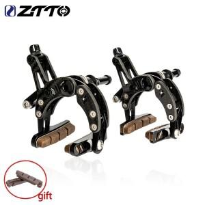 ZTTO 탄소 도로 자전거 브레이크 듀얼 피벗 캘리퍼스 158g Crabon 신발이있는 궁극적 인 경량 사이드 풀 림