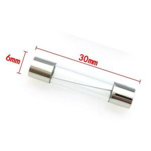 10PCS 6x30mm 유리 퓨즈 튜브 250V 0.5A 1A 2A 3A 4A 5A 6A 8A 융합 고