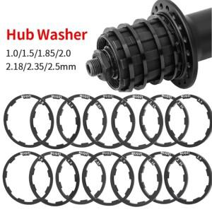 1/5pcs 자전거 허브 와셔 7 8 9 10 11 12 속도 카세트 플라이휠 스페이서 1mm 2mm 2.18mm 2.35mm 프리 가스