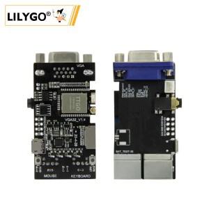 LILYGO FabGL VGA32 ESP32 PSRAM 모듈 V1.4 컨트롤러 PS/2 마우스 키보드 그래픽 라이브러리 게임 ANSI/V