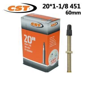 2pc CST 20in 인치x 1 1/8 20 451 406 x1.35 1.0 튜브 Presta F/V 48mm 60mm JAVA Minivelo BMX 접이식 자