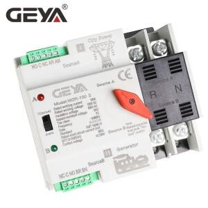 GEYA W2R 듀얼 전원 자동 전환 스위치, ATS 220V, PC 클래스 가정용 50Hz, 100A