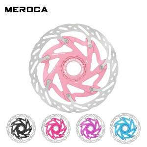 MEROCA XR 센터락 브레이크 로터 - 140 / 160 mm 냉각 자전거 로드  MTB용 블랙 블루 퍼플 핑크 로즈 레드