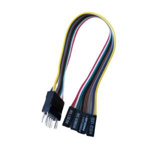 8핀 전원 스위치 DuPont 어댑터 케이블ATX 마더보드용 - Lenovo PC 호스트 케이스 전면 패널 20cm