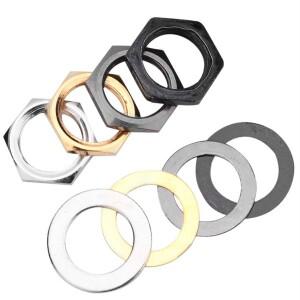 뛰어난 내구성 가스켓 너트  9.36mm 기타 소켓 잭 와셔 세트 뮤지컬 베이스 액세서리
