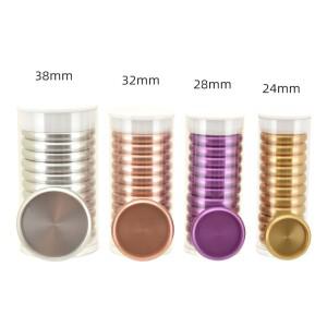 11pcs 금속 바인딩 디스크 버클 버섯 구멍 루스 리프 노트북 액세서리 링 저널 일기