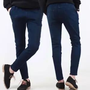 [하프클럽/]밴딩 스판 남자 스키니 진청 청바지