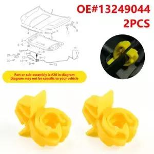 Opel Corsa D E 고정 홀더 리벳 패스너 후드 스트럿 프로펠러로드 리테이너 교체 용 2X 보닛 케이블 스테이